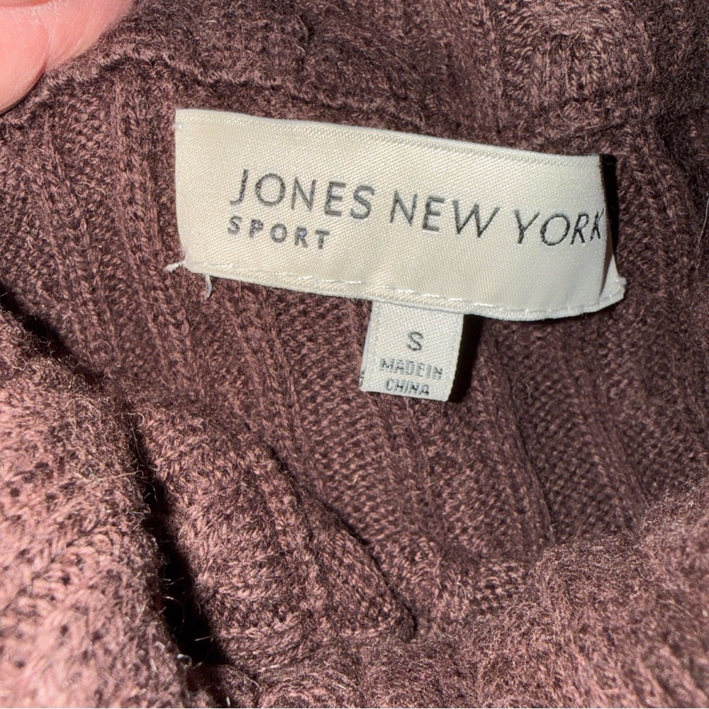 Jones New York Chocolate Knit Sweater - Picture 2 of 2